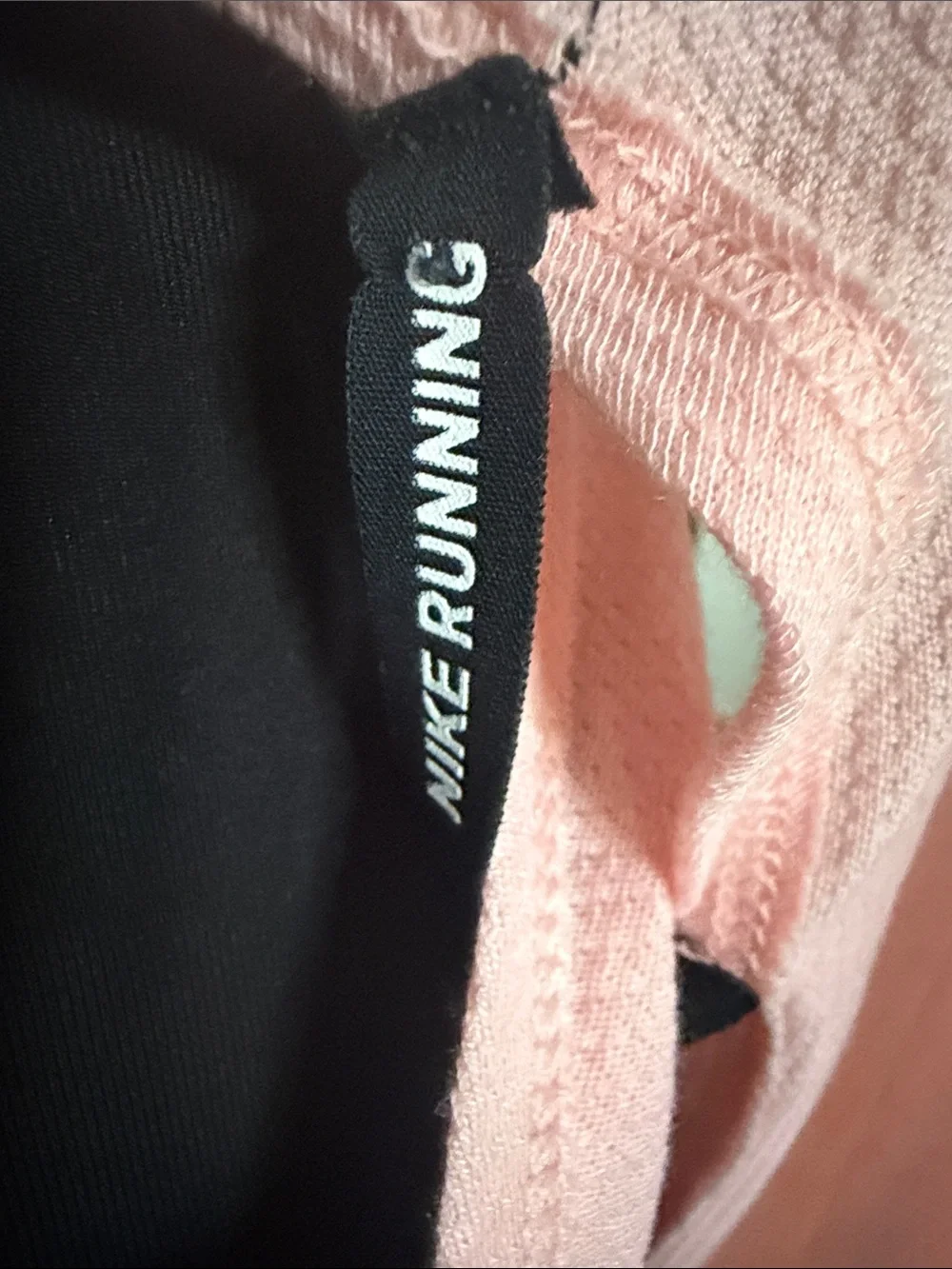Nike Light Pink Athletic Open Back Tank Top